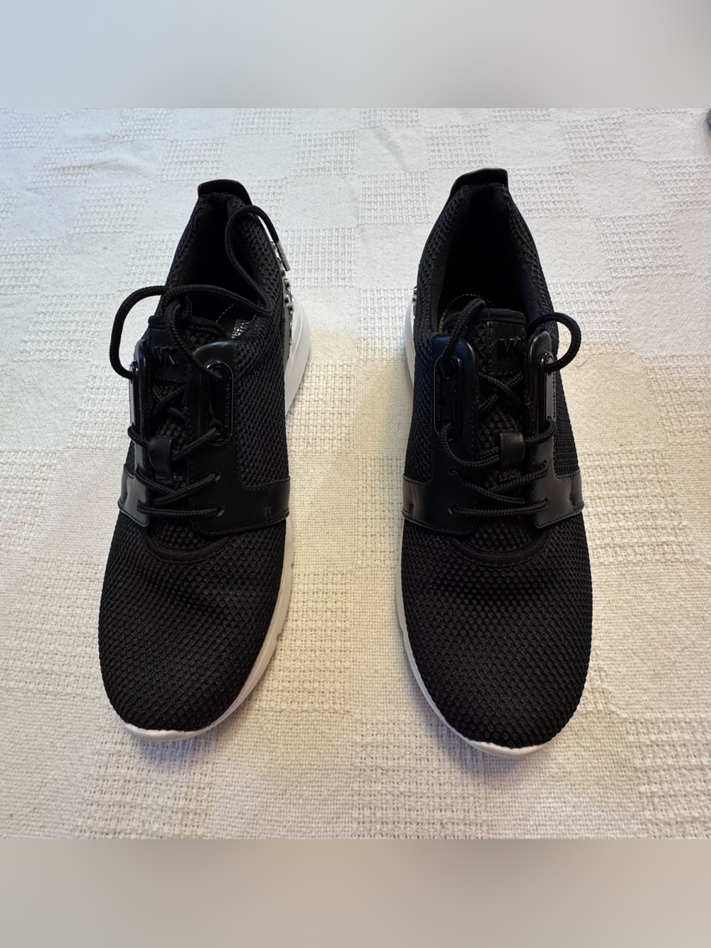Michael Kors Sneaker Mesh Leather Astor
Trainer 7.5M Black Silver Studded